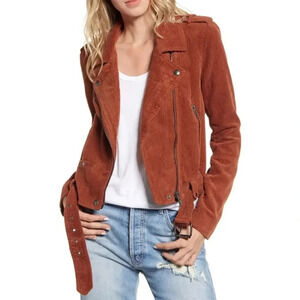 Blanknyc Corduroy Moto Jacket Atlas & skirt set size S.